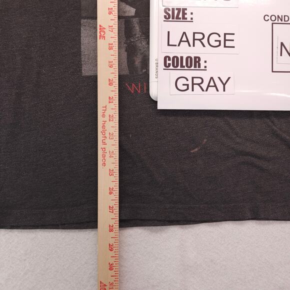 21 Men Wiz Khalifa Rap Graphic Crew Neck Short Sleeve T-Shirt Mens Size L Gray - Picture 8 of 9